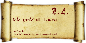Nógrádi Laura névjegykártya